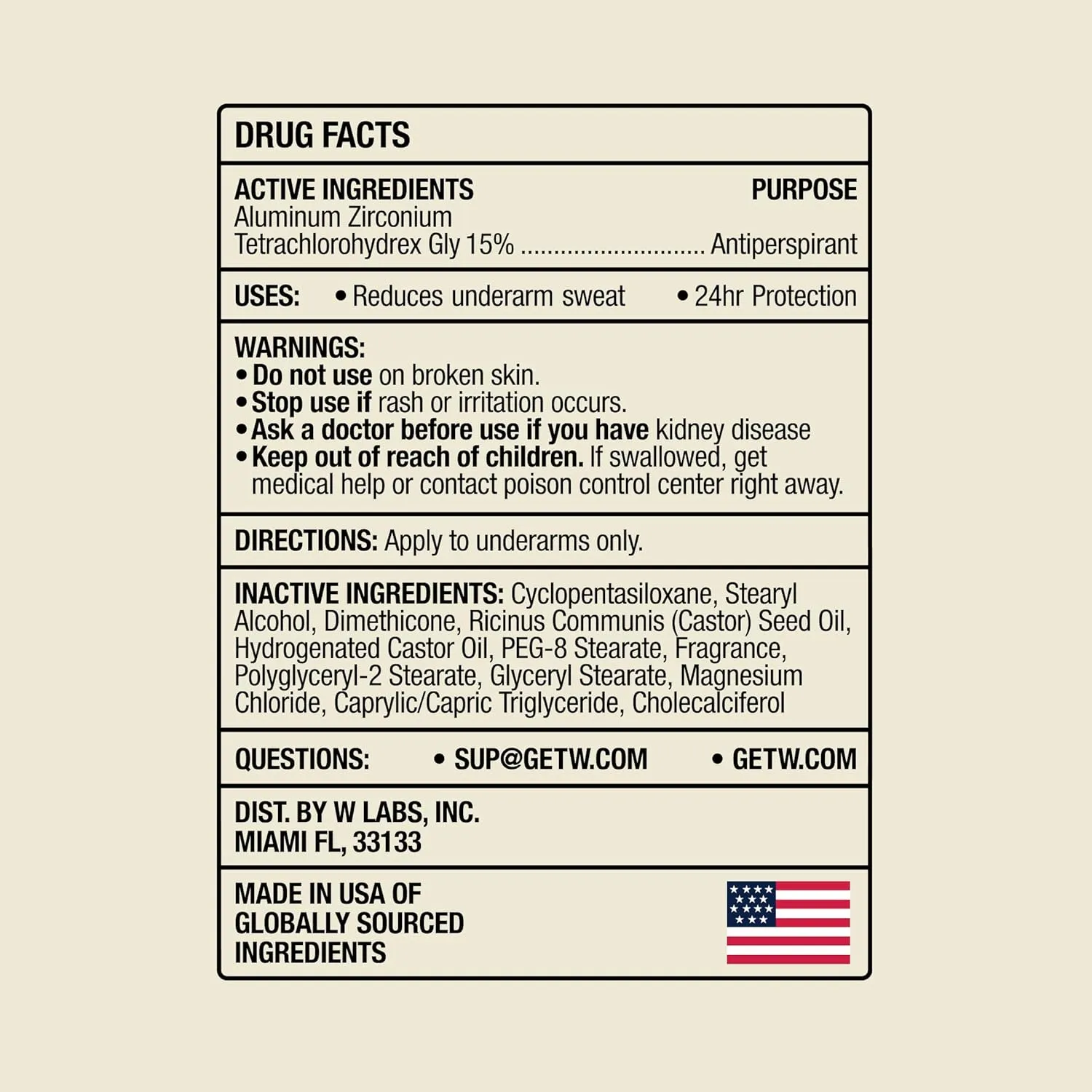 By Jake Paul Men's Antiperspirant, Odor Blocking, Vitamin-Infused Deodorant for Men, 24-Hour Sweat Protection - W Original, Fresh Ice, Deep Woods, 3pk, 2.6 oz