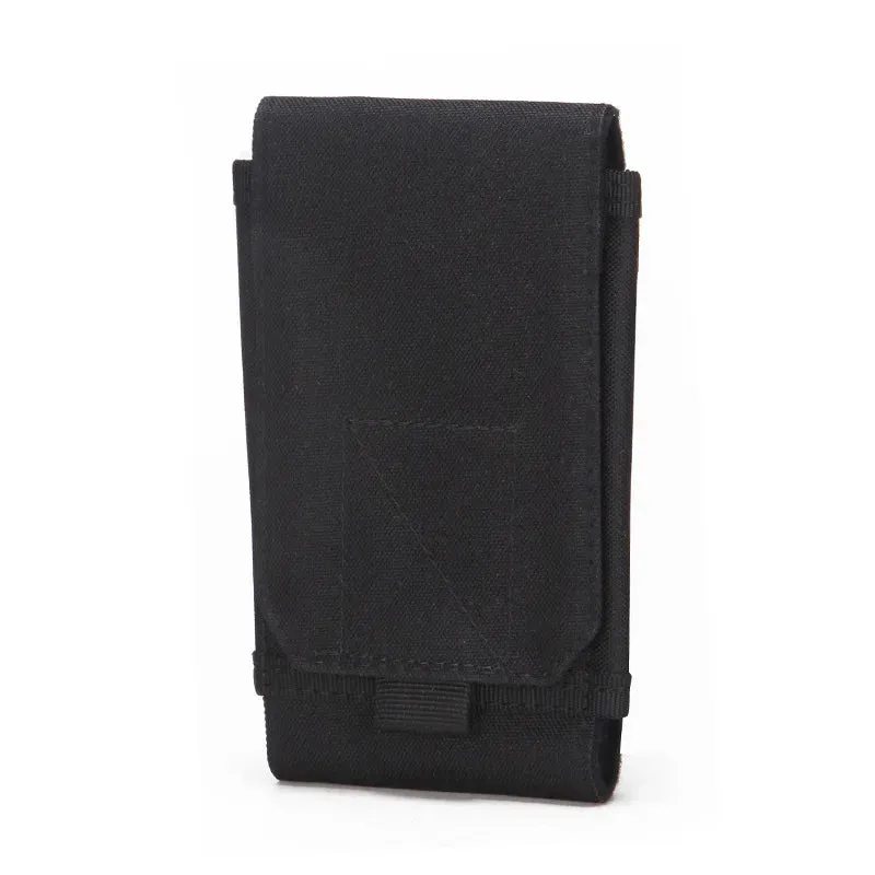 Camouflage Tactical Phone Holder Waist Belt Bag - Waterproof Nylon EDC Sport Gear