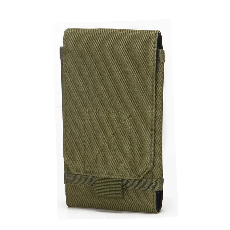 Camouflage Tactical Phone Holder Waist Belt Bag - Waterproof Nylon EDC Sport Gear