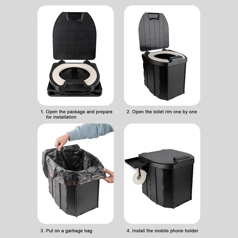 Camping Toilet Travel Folding Toilet