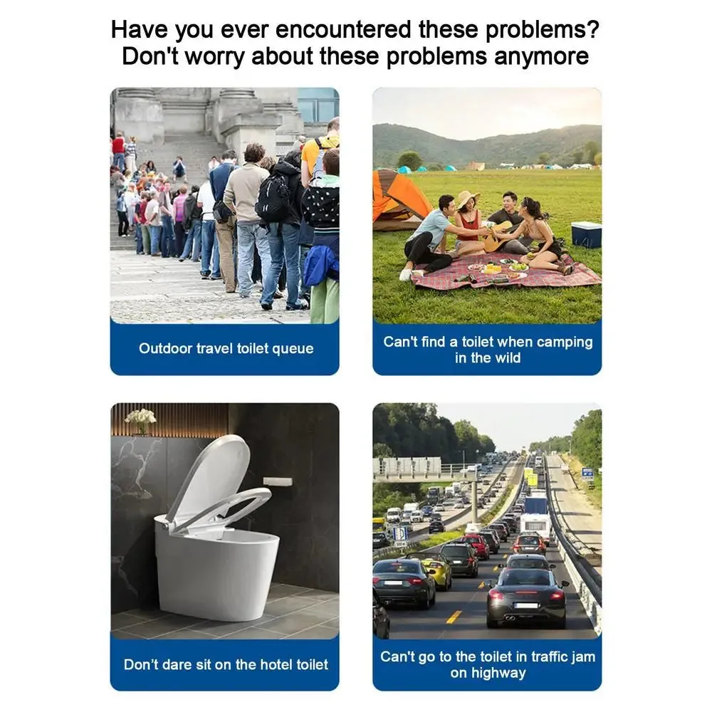 Camping Toilet Travel Folding Toilet