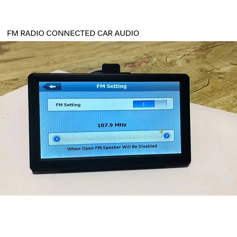Car GPS Navigator Portable 7 Inch Touch Screen Navigator Set HD Truck Sunshade Sat Nav 256M 8G 2022 Europe Map GPS Navigators