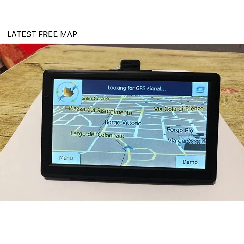 Car GPS Navigator Portable 7 Inch Touch Screen Navigator Set HD Truck Sunshade Sat Nav 256M 8G 2022 Europe Map GPS Navigators