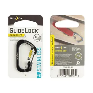 Carabiner with Slide Lock - Stainless Steel - nite Ize