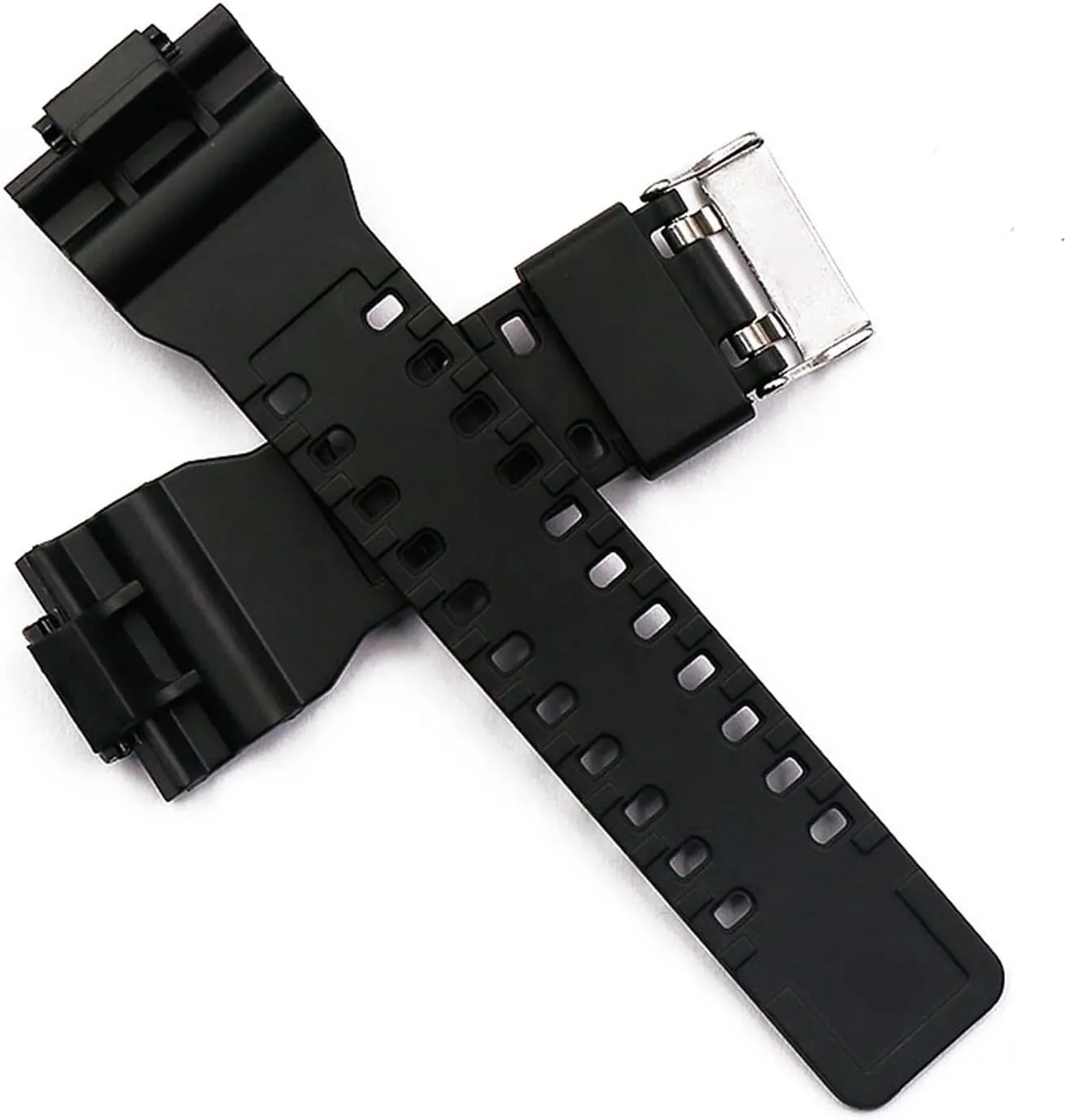 CAREG 16mm Rubber Strap Men's Pin Buckle Sports Waterproof Silicone Strap Compatible With Casio G-shock Watch Accessories Female Watch Band Durable