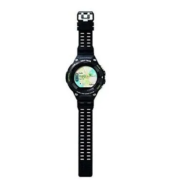 Casio"Pro Trek" Outdoor Heart-Rate Monitor GPS Sports Watch (Model WSD-F21HR-BKAGU) (BLACK)