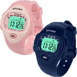 Children's Digital Sports Watch for Boys and Girls Ages 3-8, Learning Time Watch