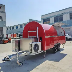 Commercial Food Trailer for Sale, Fully Mobile Kitchen Trailer with Cooking Equipment, Water Tanks & Electrical – Ideal for Street Cake Juice Food Truck