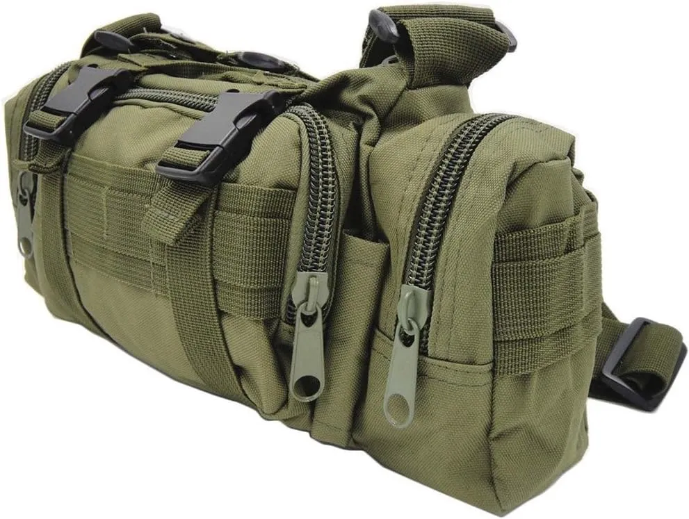 Compact Range Bag/MOLLE Compatible EDC Bug Out Bag/Waist Pack