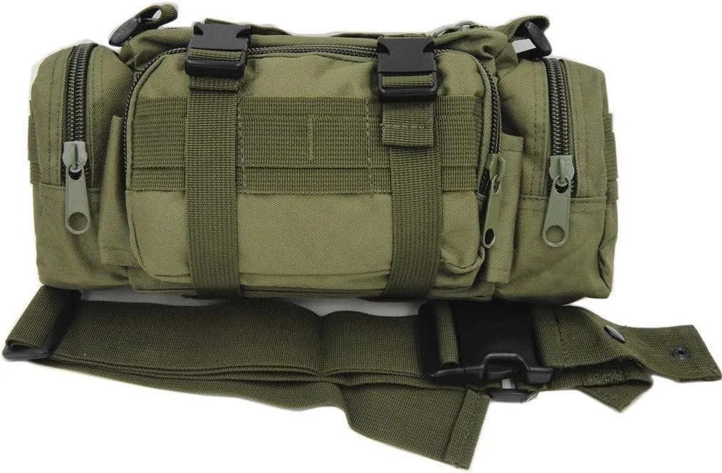 Compact Range Bag/MOLLE Compatible EDC Bug Out Bag/Waist Pack