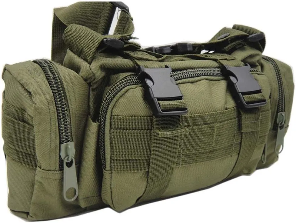 Compact Range Bag/MOLLE Compatible EDC Bug Out Bag/Waist Pack