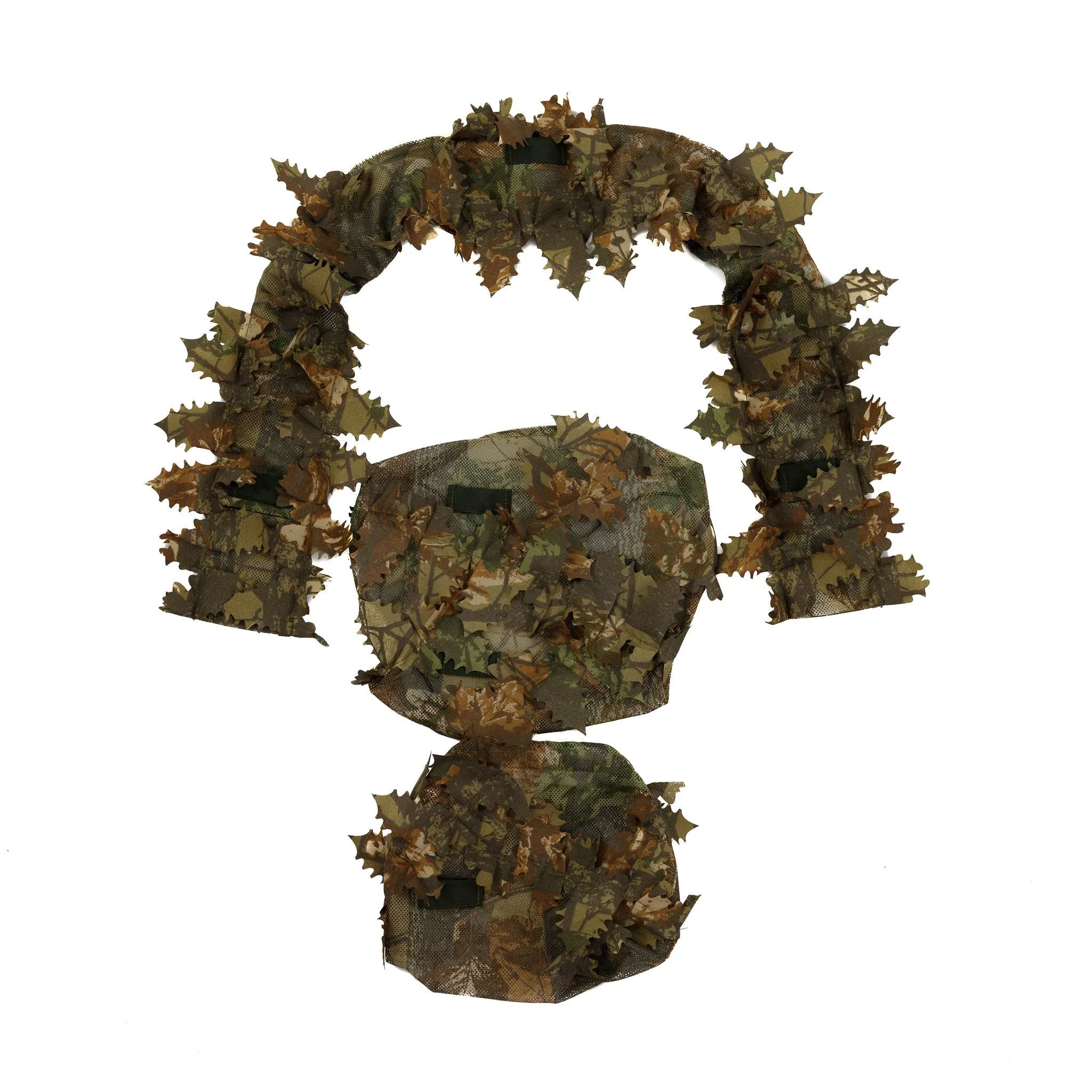 Complete Brown Oak Combat Cape Set