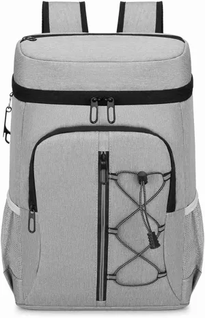 Cooler Camping Backpack, Oxford Cloth Aluminum Foil Insulated Backpack with Enough Space