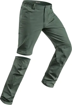 Derminpro Men's Stretch Cargo Hiking Pants Quick Dry Tactial Pants with Elastic Waist & Zipper Pockets