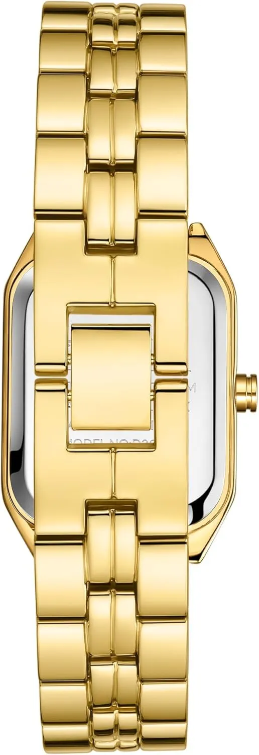 Diaofendi Women's Petite Gold Watch,Dress Analog Waterproof, Stainless Steel Bracelet Watches for Women