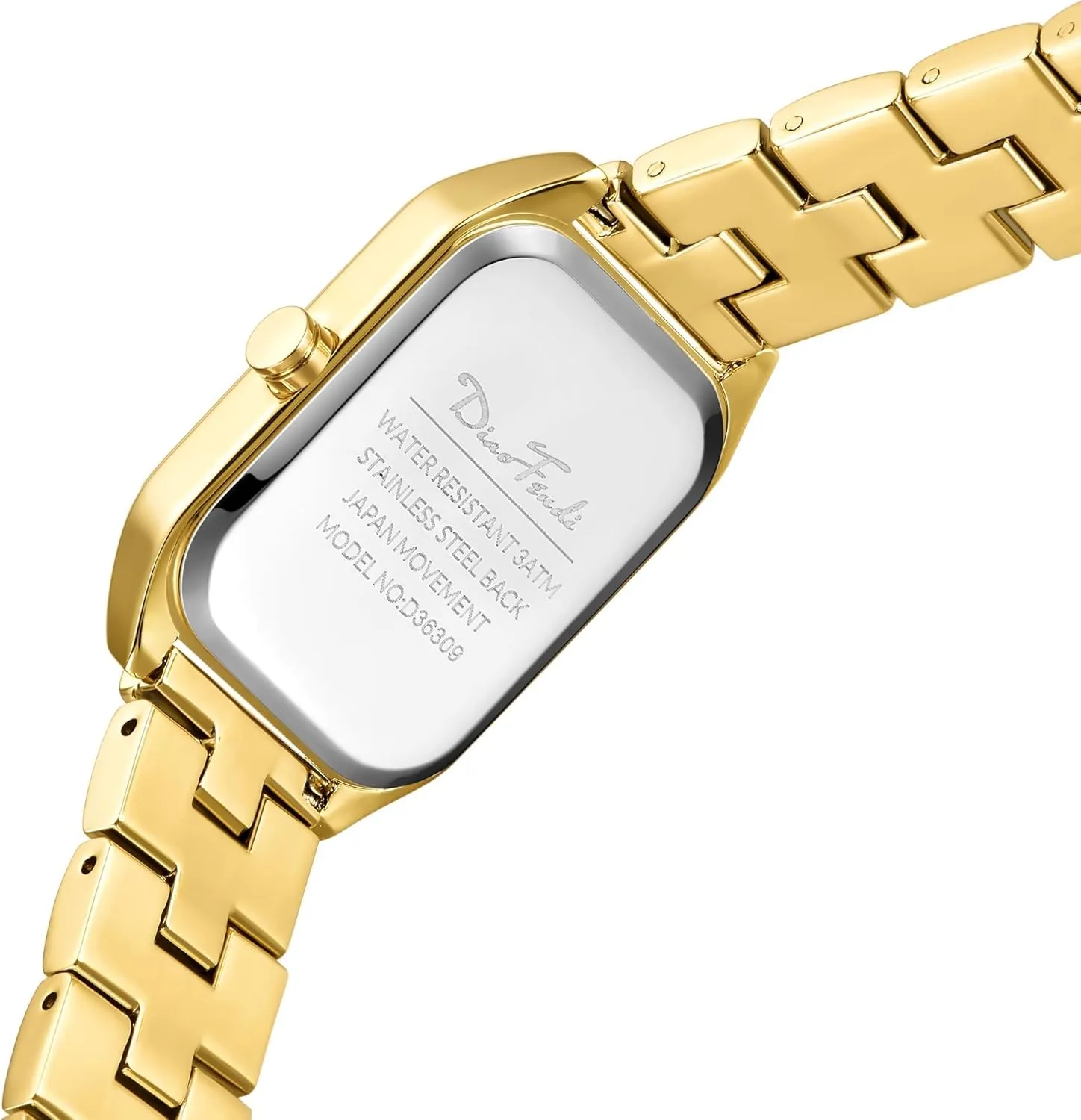 Diaofendi Women's Petite Gold Watch,Dress Analog Waterproof, Stainless Steel Bracelet Watches for Women