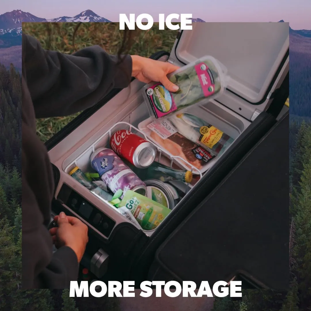Dometic CFX3 Portable Refrigerator and Freezer with ICE Maker, Powered by AC/DC or Solar