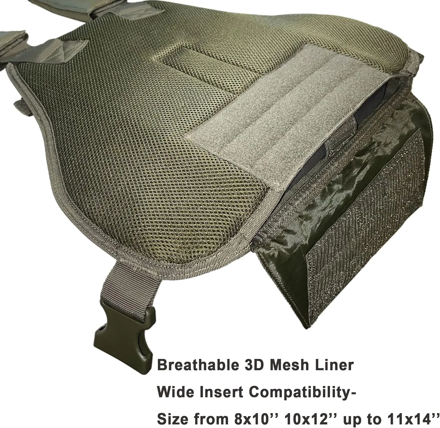 Eagle Sky Tactical Vest, Tough 500D Nylon, Adjustable Size S-XXL, Breathable 3D Mesh Liner