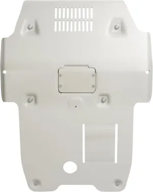 ECOTRIC Front Skid Plate Protection Compatible with 2016-2023 Toyota Tacoma Replacement for PTR60-35190, PTR60-35160 Aluminum Powder Coated