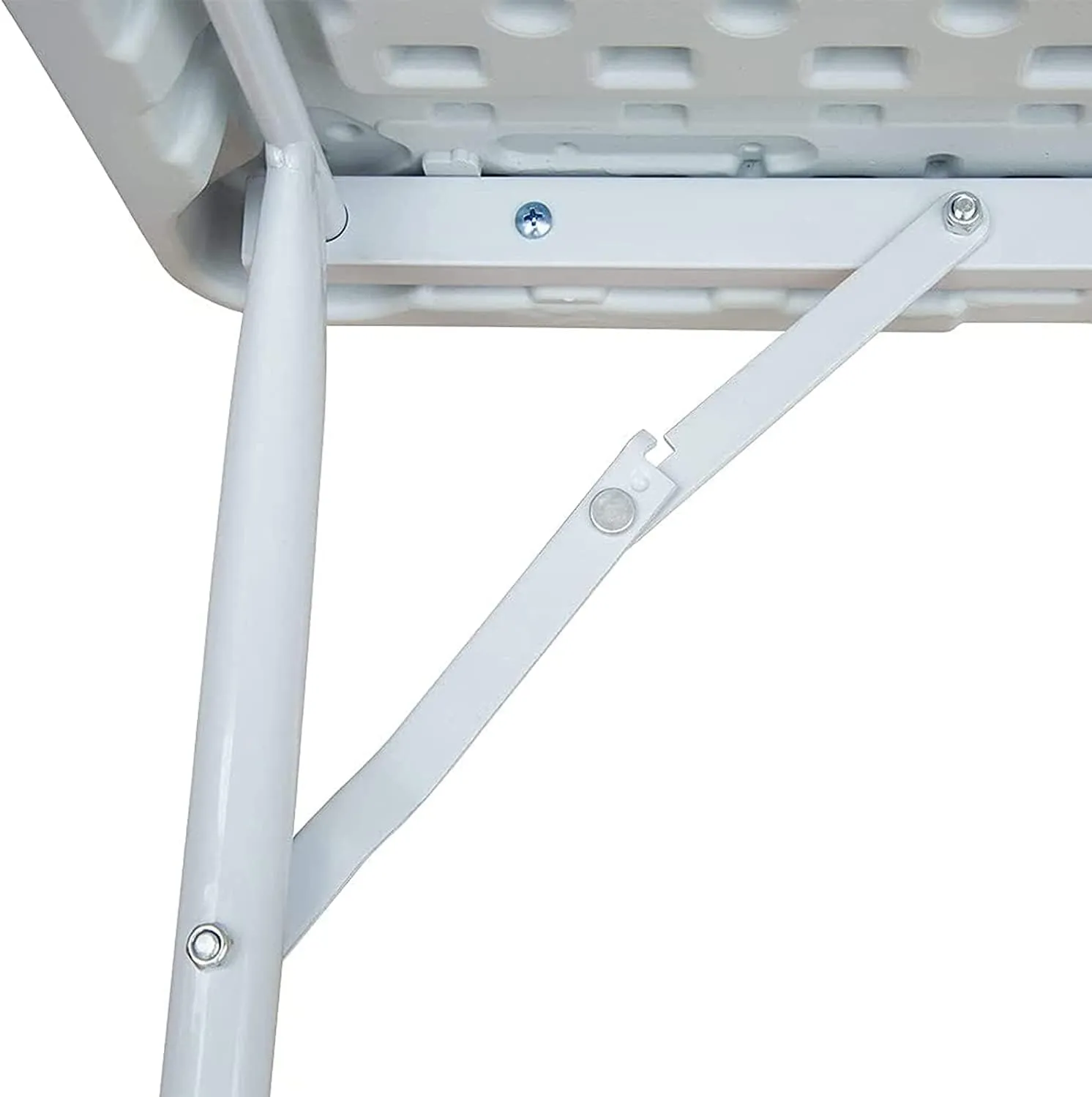 Edtian Folding Table, 4FT Small Portable & Foldable for Indoor & Outdoor Use, Compact Card Table for Camping, Crafting