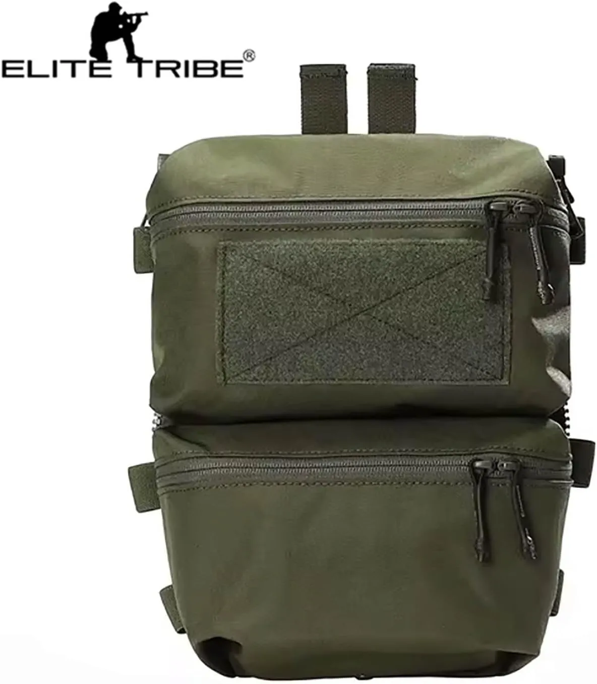 Emerson FRO Style V5 Vest Back Double Pouch Multi-purpose Bag Zip On Backpack (Ranger Green)