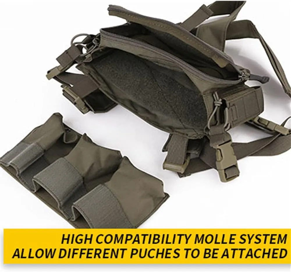 emersongear D3CR Micro Chest Vest,Mini Style,Compatible with Chest Strap/Tac Backpack/Tac Vest,Unisex