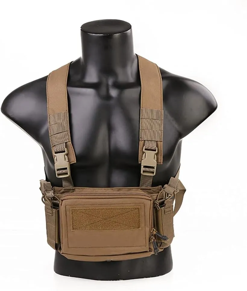 emersongear D3CR Micro Chest Vest,Mini Style,Compatible with Chest Strap/Tac Backpack/Tac Vest,Unisex