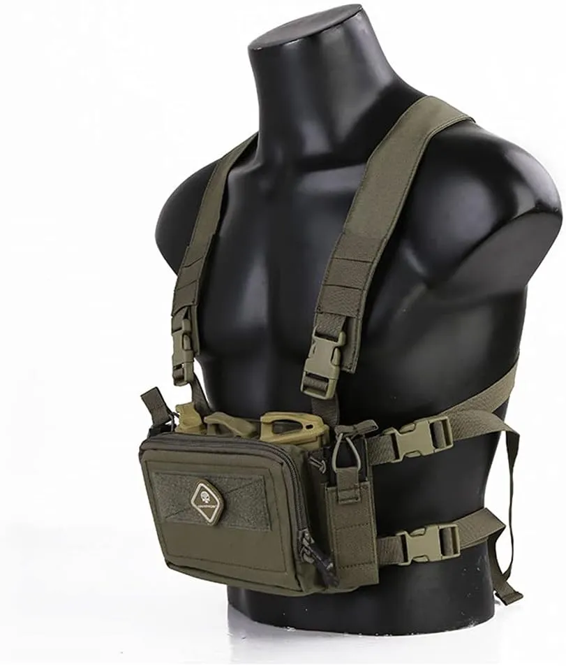 emersongear D3CR Micro Chest Vest,Mini Style,Compatible with Chest Strap/Tac Backpack/Tac Vest,Unisex