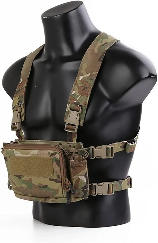 emersongear D3CR Micro Chest Vest,Mini Style,Compatible with Chest Strap/Tac Backpack/Tac Vest,Unisex