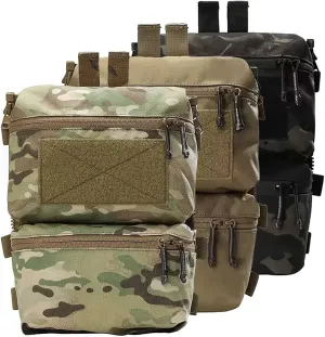 Emersongear FRO V5 Vest Back Panel Banger Backpack Zip On Bag Multi-purpose (MC Black)