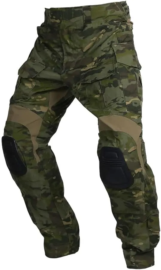 emersongear G3 Tactical Pants,Ripstop Cargo Pants for Men Camo Army Training Hiking Hunting Camping Fishing Available