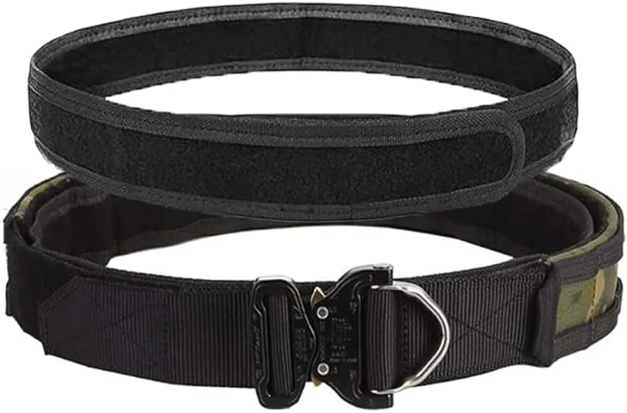 EMERSONGEAR Tactical Rigger's Belt with Cobra Buckle，Quick Release MOLLE Riggers Belt,1.75" Inner 2" Outer Heavy Duty Belt