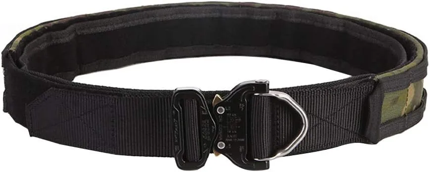 EMERSONGEAR Tactical Rigger's Belt with Cobra Buckle，Quick Release MOLLE Riggers Belt,1.75" Inner 2" Outer Heavy Duty Belt