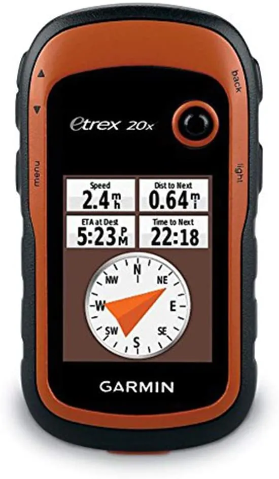 eTrex 20x, Handheld GPS Navigator, Enhanced Memory and Resolution, 2.2-inch Color Display, Water Resistant