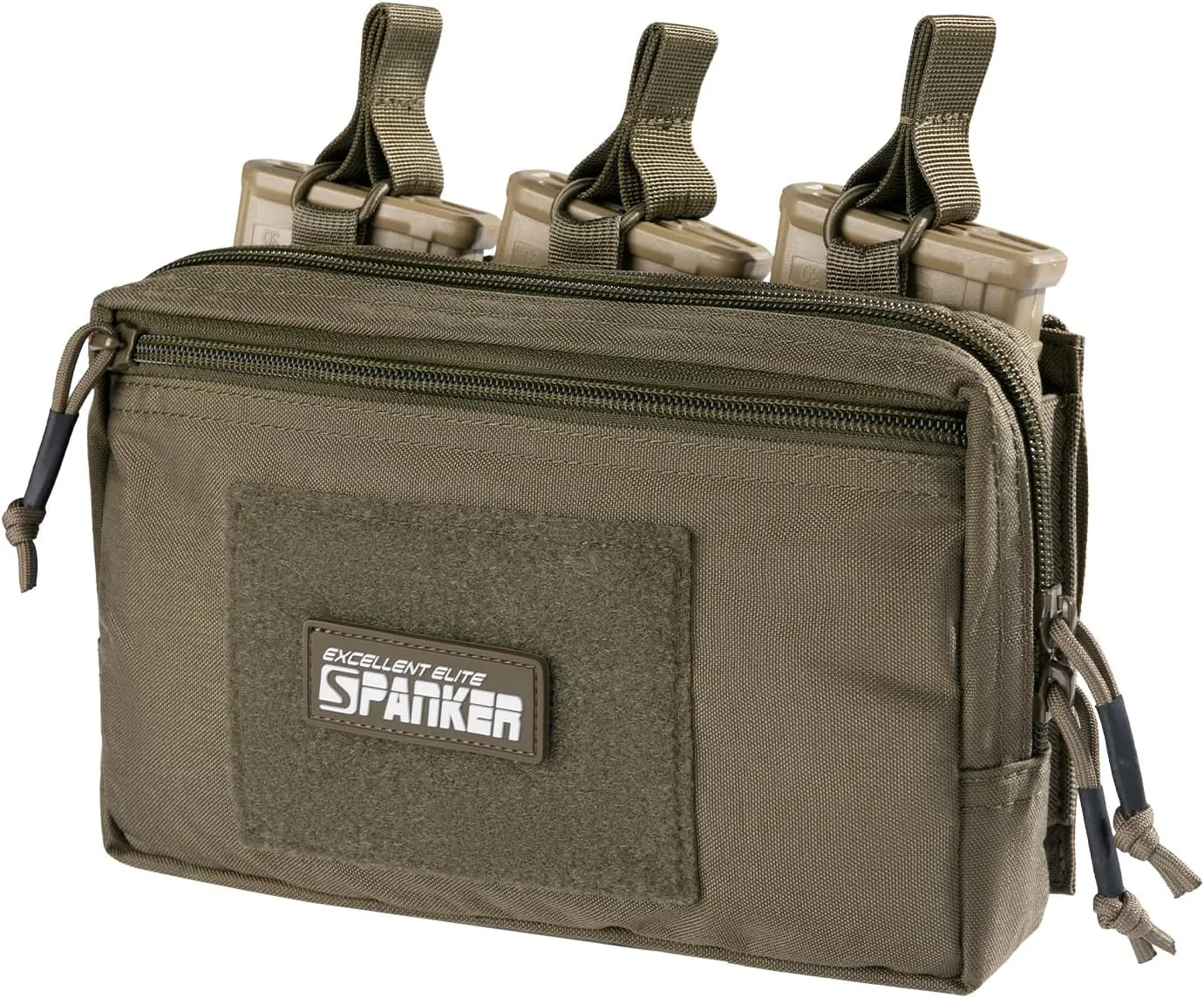EXCELLENT ELITE SPANKER Tactical Mag Admin Pouch Molle Utility Tool Pouch Medical EDC EMT Bag with Triple Mag Pouch for M4 M16