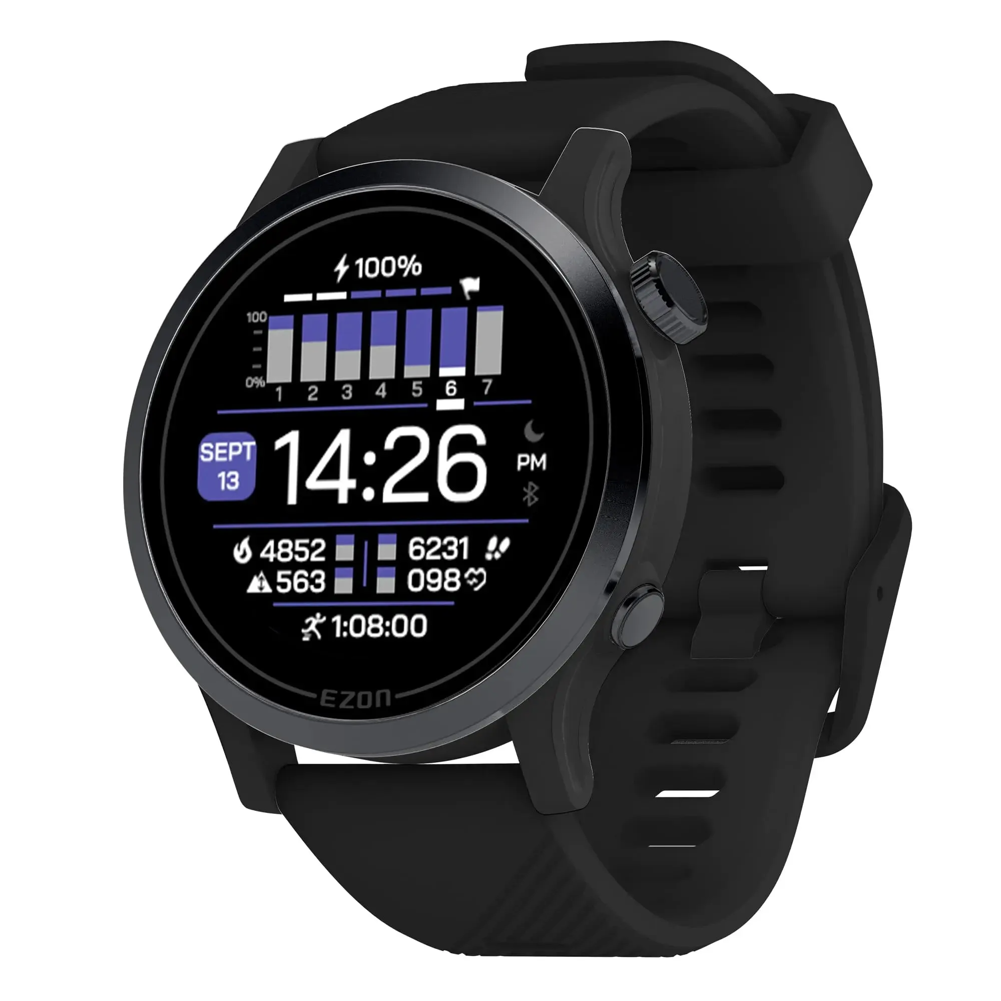 EZON R7 GPS Sports Watch: For multi-sport athletes in running,swimming,cycling,triathlon,marathon who want PB new breakthrough