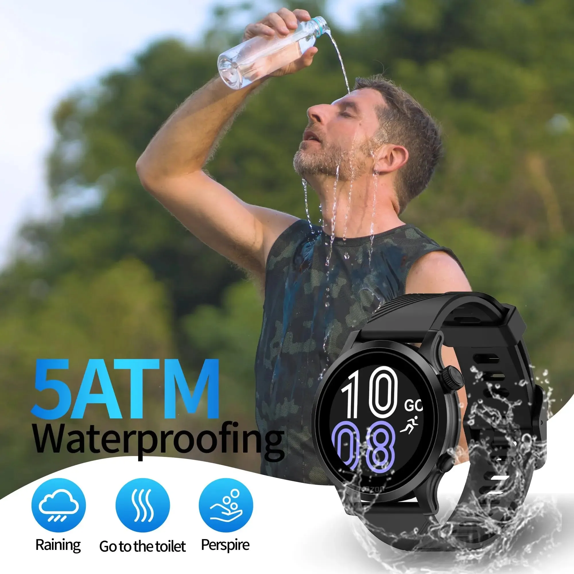 EZON R7 GPS Sports Watch: For multi-sport athletes in running,swimming,cycling,triathlon,marathon who want PB new breakthrough