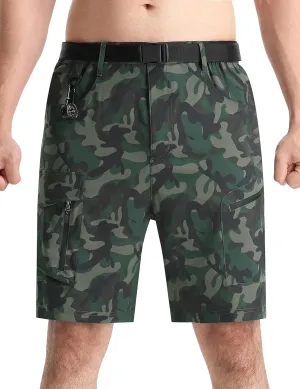 EZRUN Men's Hiking Cargo Shorts Quick Dry Golf Outdoor Work Tactical Shorts with Multi Pocket for Fishing Travel