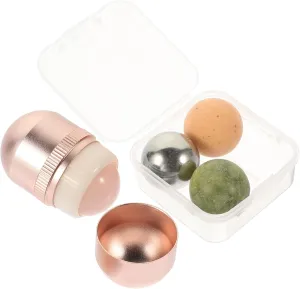 Facial Massager Roller Jade Ball Set Stone Roller for Face Beauty Eye Massaging Ball Tool