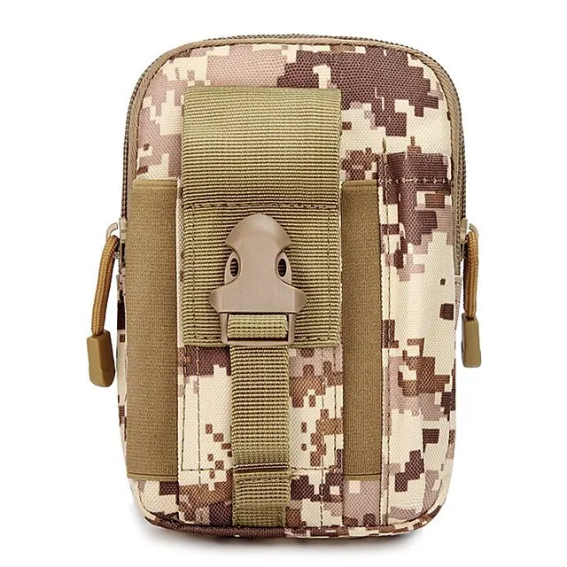 Fanny Pack Waist Bag / Waist pack Military Tactical Backpack Rain Waterproof Breathable Wearable Multifunctional Lightweight Outdoor Hunting Fishing Hiking Military Oxford Cloth Forest Green Jungle