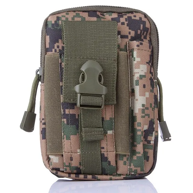 Fanny Pack Waist Bag / Waist pack Military Tactical Backpack Rain Waterproof Breathable Wearable Multifunctional Lightweight Outdoor Hunting Fishing Hiking Military Oxford Cloth Forest Green Jungle