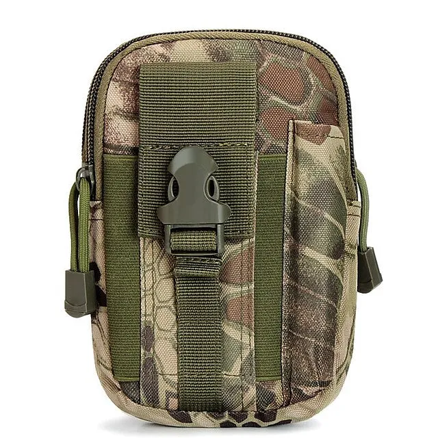 Fanny Pack Waist Bag / Waist pack Military Tactical Backpack Rain Waterproof Breathable Wearable Multifunctional Lightweight Outdoor Hunting Fishing Hiking Military Oxford Cloth Forest Green Jungle