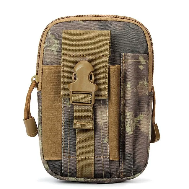 Fanny Pack Waist Bag / Waist pack Military Tactical Backpack Rain Waterproof Breathable Wearable Multifunctional Lightweight Outdoor Hunting Fishing Hiking Military Oxford Cloth Forest Green Jungle