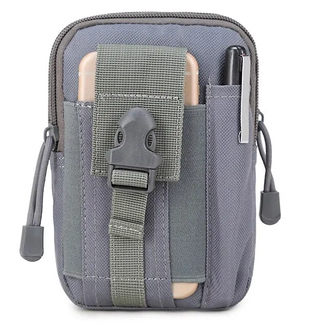 Fanny Pack Waist Bag / Waist pack Military Tactical Backpack Rain Waterproof Breathable Wearable Multifunctional Lightweight Outdoor Hunting Fishing Hiking Military Oxford Cloth Forest Green Jungle