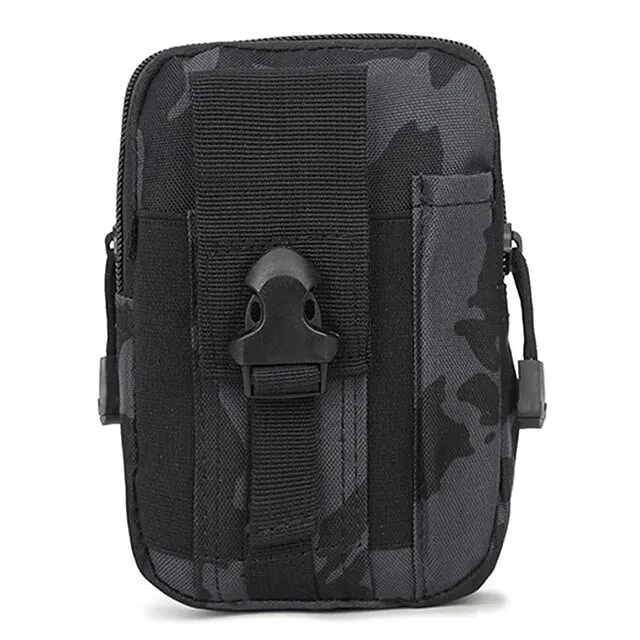 Fanny Pack Waist Bag / Waist pack Military Tactical Backpack Rain Waterproof Breathable Wearable Multifunctional Lightweight Outdoor Hunting Fishing Hiking Military Oxford Cloth Forest Green Jungle