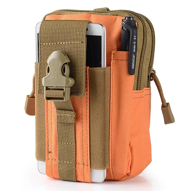 Fanny Pack Waist Bag / Waist pack Military Tactical Backpack Rain Waterproof Breathable Wearable Multifunctional Lightweight Outdoor Hunting Fishing Hiking Military Oxford Cloth Forest Green Jungle