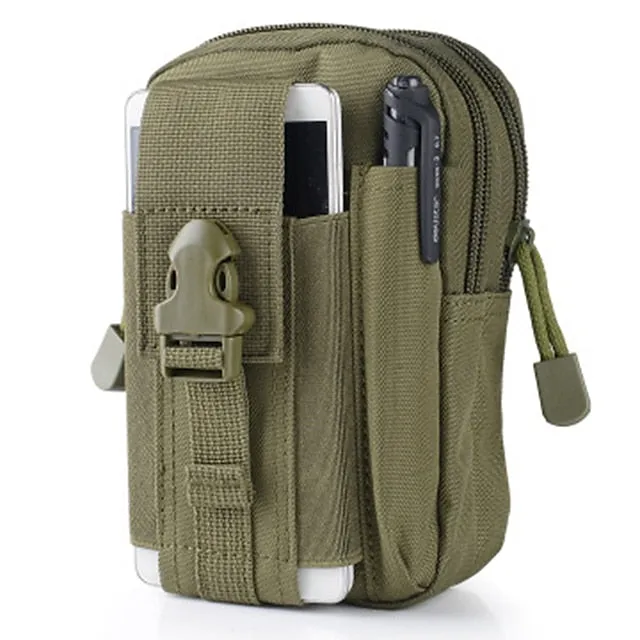 Fanny Pack Waist Bag / Waist pack Military Tactical Backpack Rain Waterproof Breathable Wearable Multifunctional Lightweight Outdoor Hunting Fishing Hiking Military Oxford Cloth Forest Green Jungle