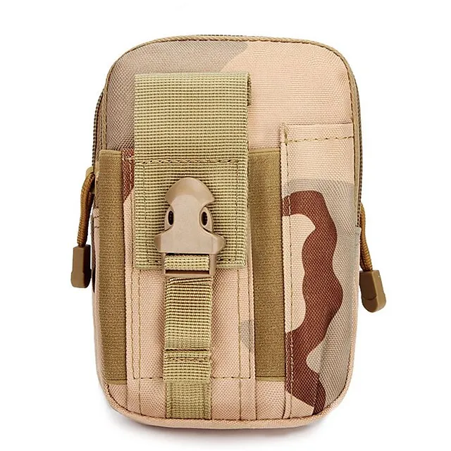 Fanny Pack Waist Bag / Waist pack Military Tactical Backpack Rain Waterproof Breathable Wearable Multifunctional Lightweight Outdoor Hunting Fishing Hiking Military Oxford Cloth Forest Green Jungle