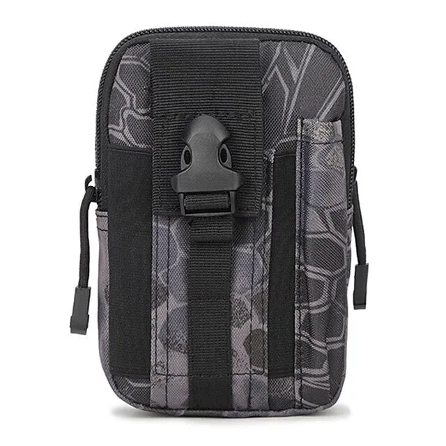 Fanny Pack Waist Bag / Waist pack Military Tactical Backpack Rain Waterproof Breathable Wearable Multifunctional Lightweight Outdoor Hunting Fishing Hiking Military Oxford Cloth Forest Green Jungle