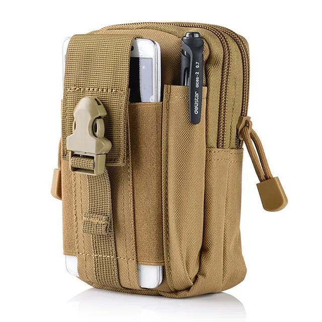 Fanny Pack Waist Bag / Waist pack Military Tactical Backpack Rain Waterproof Breathable Wearable Multifunctional Lightweight Outdoor Hunting Fishing Hiking Military Oxford Cloth Forest Green Jungle